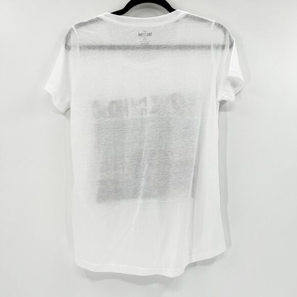 Boyz In The Hood Women's White Graphic Print Scoop Neck T Shirt Tee Top Size L - Picture 2 of 3